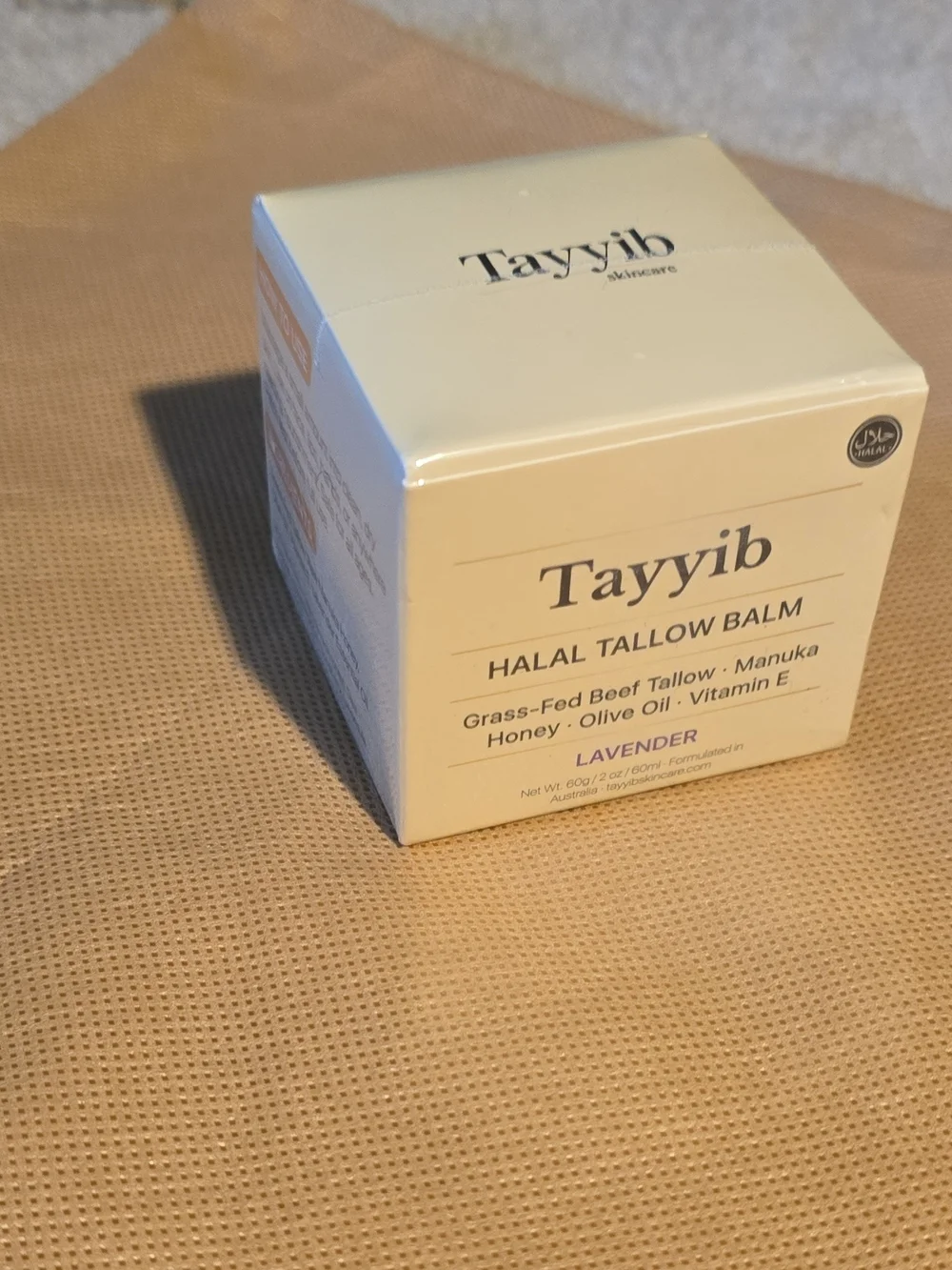 Lavender Halal Tallow Balm – Cream Moisturizing Skin Balm